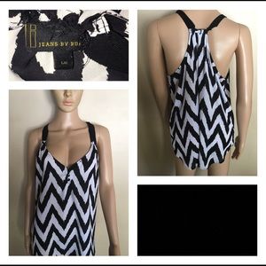 Black & White Tank Top